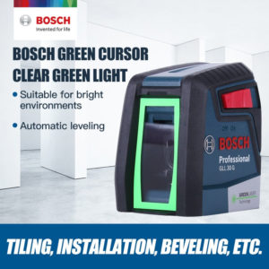 Bosch GLL30G בוש לייזר ירוק 3 קווים